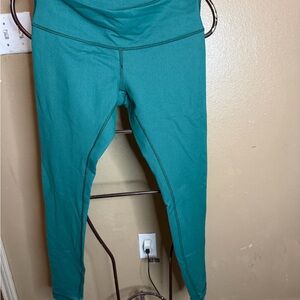 Lululemon Teal Leggings Sz 8